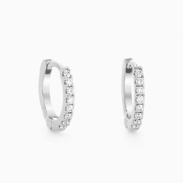 Petite Lab Grown Diamond Huggies - Evergleam Jewelry