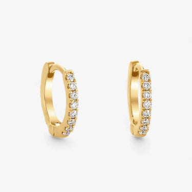 Petite Lab Grown Diamond Huggies - Evergleam Jewelry