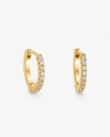 Petite Lab Grown Diamond Huggies - Evergleam Jewelry