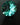 11mm hand-cut teal blue-green lab-grown sapphire loose gemstone with geometric star pattern 2026_USFG_Cutting_practice_photo_11