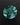 11mm hand-cut teal blue-green lab-grown sapphire loose gemstone with geometric star pattern 2026_USFG_Cutting_practice_photo_17