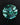 11mm hand-cut teal blue-green lab-grown sapphire loose gemstone with geometric star pattern 2026_USFG_Cutting_practice_photo_19