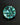 11mm hand-cut teal blue-green lab-grown sapphire loose gemstone with geometric star pattern 2026_USFG_Cutting_practice_photo_28
