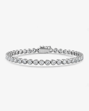 Bezel Classic Round Diamond Tennis Bracelet - Evergleam Jewelry