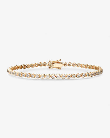Bezel Classic Round Diamond Tennis Bracelet - Evergleam Jewelry