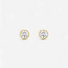 Bezel Lab Grown Diamond Stud - Evergleam Jewelry