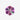 Hexagonal pink and green lab-grown sapphire loose stone