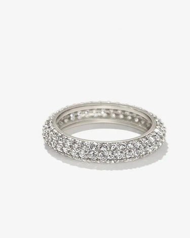 Trendy Factory Custom Trendy 925 Silver Pave Cluster Ring Wholesale 2022 - Evergleam Jewelry