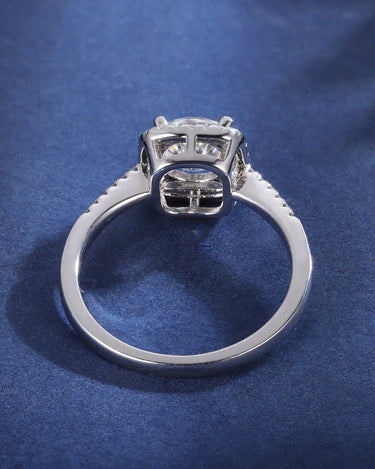 Factory Direct Sale 925 Sterling Silver Moissanite Gemstone Ring with Certificatificate - Evergleam Jewelry