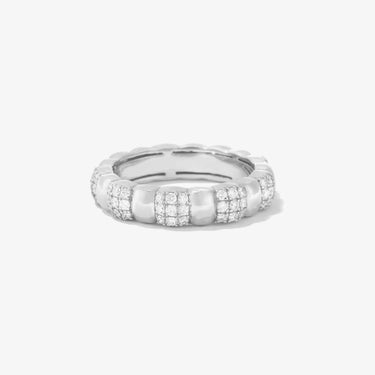 Bold Gold Pavé Diamond Ring - Evergleam Jewelry