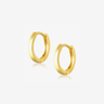 ROXI Personalized Jewelry Diamond Earrings 14K Yellow Gold Fashion Earrings Trend 2022 Solid Gold Hoop Earring - Evergleam Jewelry