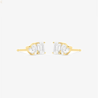 VLOVE Women's Luxury Jewelry Dangle Earrings 14K Diamond Gala Stud - Evergleam Jewelry