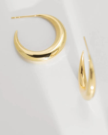C Shape Chunky Hoop - Evergleam Jewelry