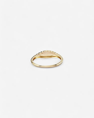 Twisted Signet Ring - Evergleam Jewelry