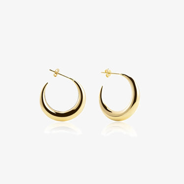 C Shape Chunky Hoop - Evergleam Jewelry