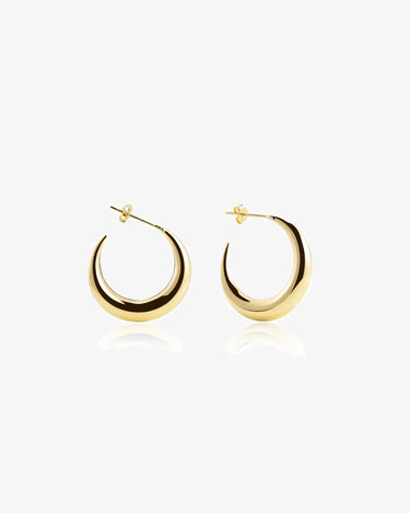 C Shape Chunky Hoop - Evergleam Jewelry