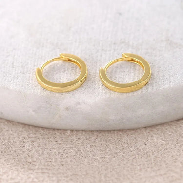ROXI Personalized Jewelry Diamond Earrings 14K Yellow Gold Fashion Earrings Trend 2022 Solid Gold Hoop Earring - Evergleam Jewelry