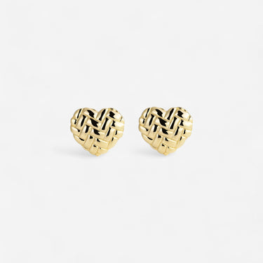Hollow Heart Studs