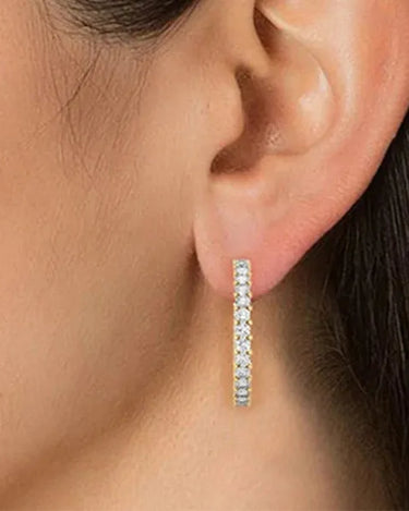 Unique 18k White Gold Hpht Cvd Lab Grown Diamond Earrings Stud Wholesale Price Per Carat - Evergleam Jewelry