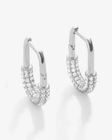 LOZRUNVE 925 Sterling Silver Bohemian Jewelry 18k Gold Oval Hoop Earring Wholesale - Evergleam Jewelry