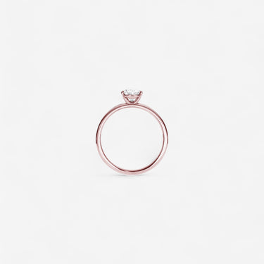 #18K Rose Gold-Pear Cut Engagement Ring Evergleam