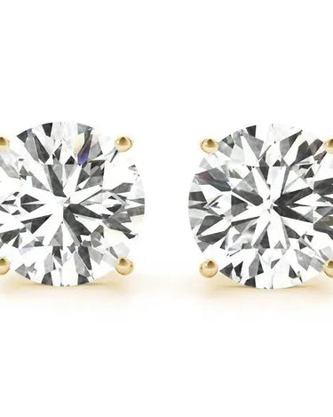 Round Lab Diamond Stud - Evergleam Jewelry