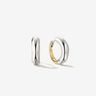 LOZRUNVE 925 Sterling Silver Gold High Quality Chunky Dome Tube Hoop Earring - Evergleam Jewelry