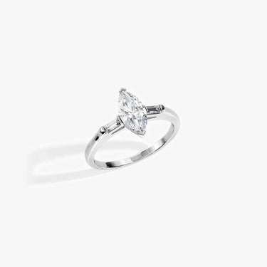 Marquise 3 stone Engagement Ring - Evergleam Jewelry