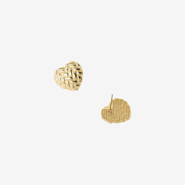 Hollow Heart Studs
