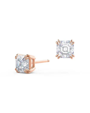 Elegant Diamond Earrings 18k White Gold Real Diamonds Earrings Women Diamond Earrings - Evergleam Jewelry