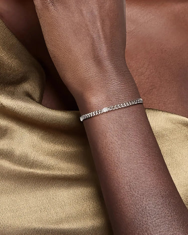 Lab Grown Diamond Cuban Link Bracelet - Evergleam Jewelry