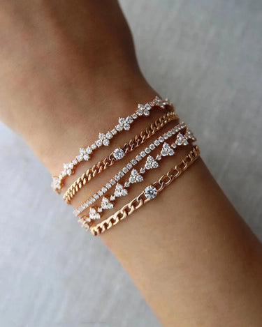 Lab Grown Diamond Cuban Link Bracelet - Evergleam Jewelry