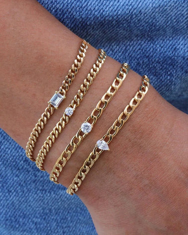 Lab Grown Diamond Cuban Link Bracelet - Evergleam Jewelry