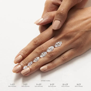 Bezel Marquise Engagement Ring - Evergleam Jewelry