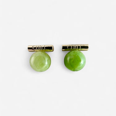 Natural Peridot August Birthstone Stud Earrings – Handmade Gemstone Jewelry in Gold or Silver Finish