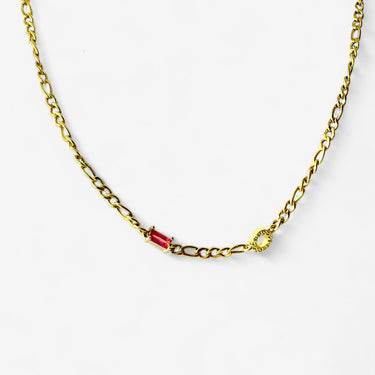 Customizable Figaro Chain Necklace