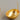 A close-up of a pair of minimalist, high-gloss oval bean stud earrings plated in 18K real gold, featuring a hollow back design and 925 sterling silver posts, resting on a smooth grey background.-2