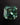 Hand-cut teal blue-green lab-grown sapphire loose gemstone in Jim Perkins Big Sky Square Dance faceting design-3