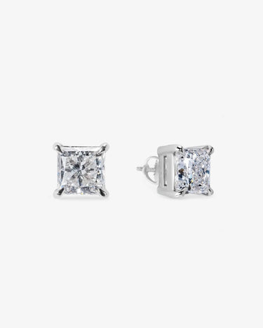 Princess Cut Lab Grown Diamond Studs - Evergleam Jewelry