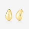 Mini Gold Cloud Earrings - Evergleam Jewelry