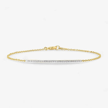 Diamond Bar Bracelet - Evergleam Jewelry