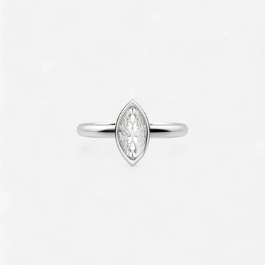 Bezel Marquise Engagement Ring - Evergleam Jewelry