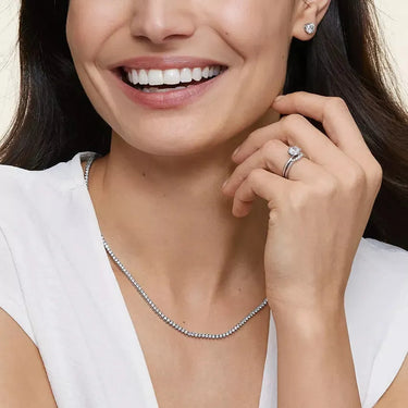 Solitaire Round Engagement Ring with 6 Prongs - Evergleam Jewelry