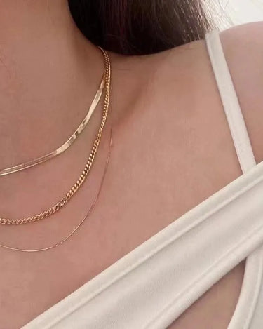 Herringbone Chain Necklace - Evergleam Jewelry