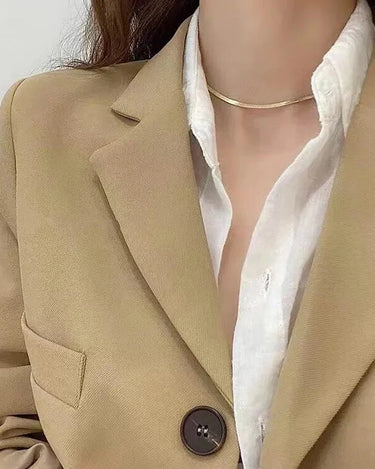 Herringbone Chain Necklace - Evergleam Jewelry