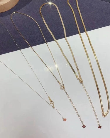 Herringbone Chain Necklace - Evergleam Jewelry