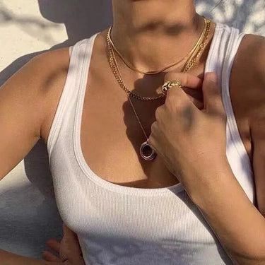 Herringbone Chain Necklace - Evergleam Jewelry