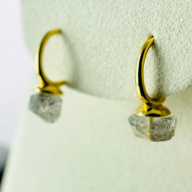 Minimalist 12 Birthstones Earrings | Gold Vermeil on Sterling Silver