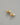 Evergleam Jewelry square stud earrings with iridescent mother of pearl and brushed matte gold U-bar accents.