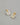 Evergleam Jewelry square stud earrings featuring iridescent mother of pearl mosaic tiles and matte gold U-bar accents.